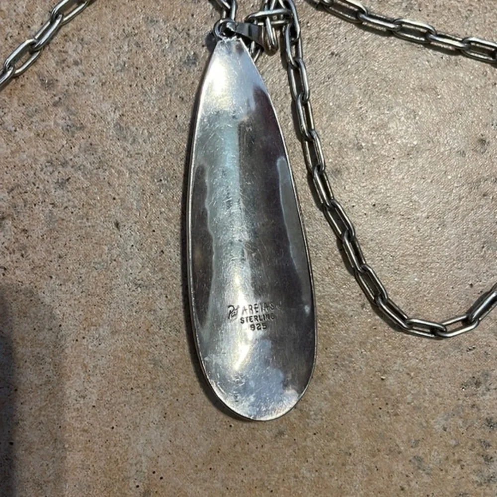 Pat Areias sterling silver necklace